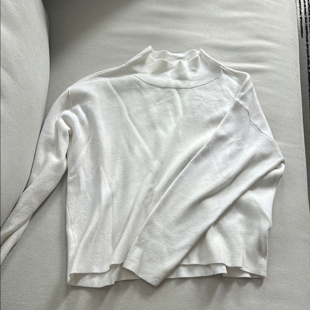 Maeve by Anthropologie white Mock Neck sweater